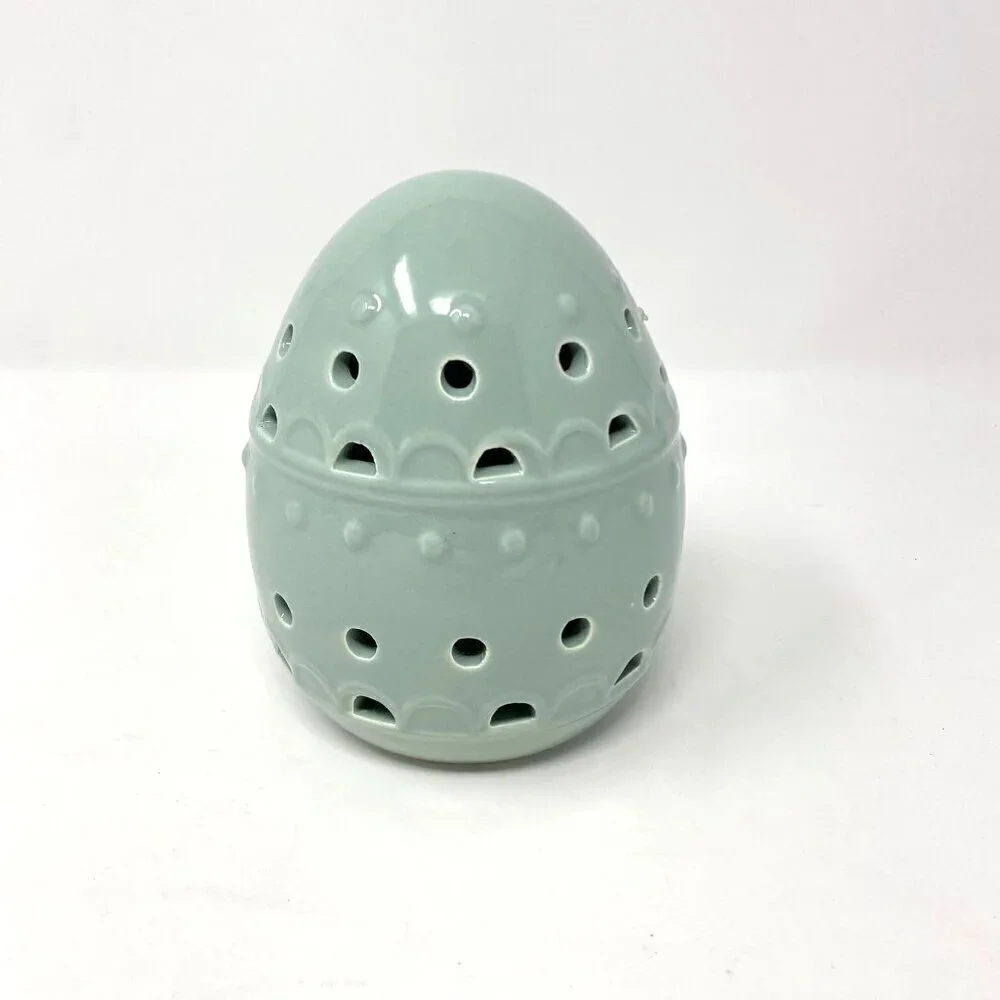 Target Decorative Green Ceramic Light Up Easter Egg